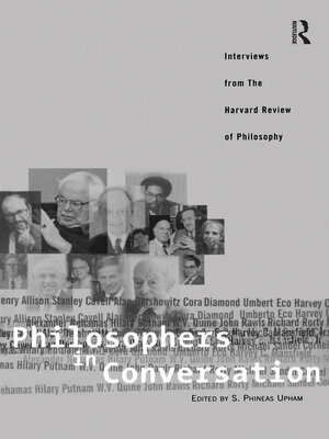 cover image of Philosophers in Conversation